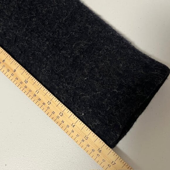 Free People Brushed Wool Oversized Coat Deep Navy Medium - Picture 11 of 14